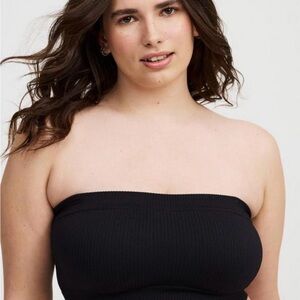 Torrid Black Ribbed bralette